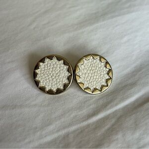 House of Harlow 1960 Sunburst White Snake Earrings